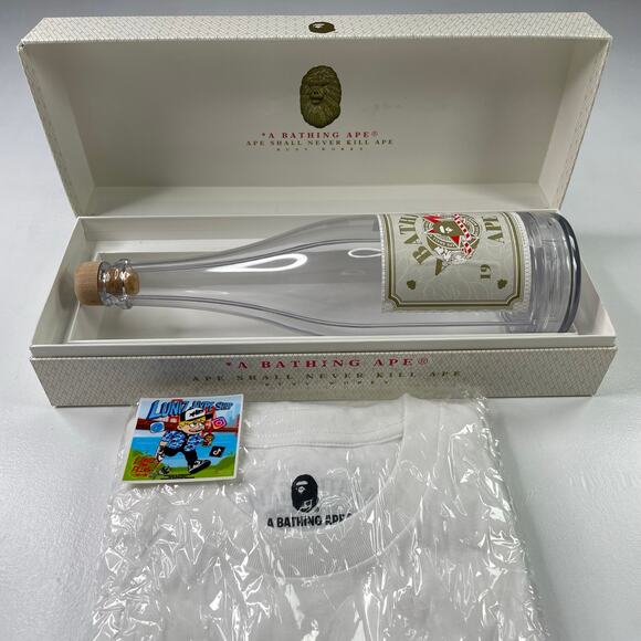 BAPE 2012 Card Members Exclusive Tee + Bottle | Size S - Picture 2 of 13